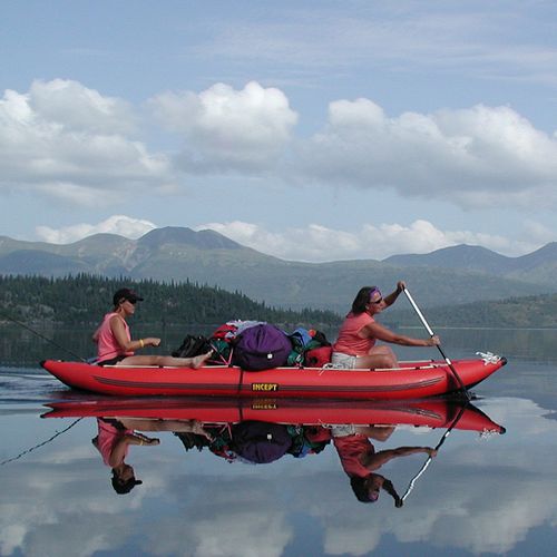 Canoa gonfiabile - C42 Whakapapa - Incept - da escursione su lunghe distanze / 3 posti / in poliestere
