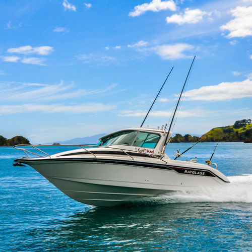 Cabin-cruiser fuoribordo - LEGEND 2500 - Rayglass Boats - hard-top / da pesca sportiva