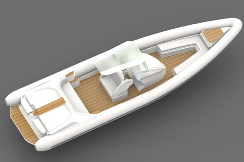 Gommone entrobordo - Silurian 1080 - Scorpion RIBS - bimotore / semirigido / con console centrale