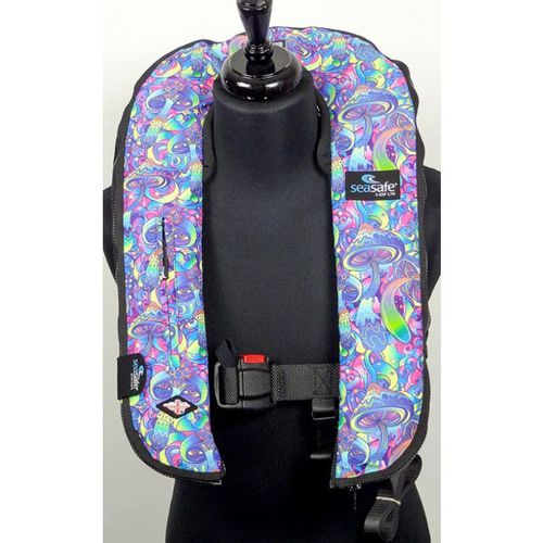 Giubbotto di salvataggio gonfiabile - I-Zip – Magic Mushrooms - Seasafe Systems Ltd - 170 N / ISO12402-3 / ISO12401