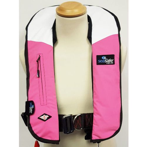 Giubbotto di salvataggio gonfiabile - I-Zip – Pink & White - Seasafe Systems Ltd - 170 N / ISO12402-3 / ISO12401