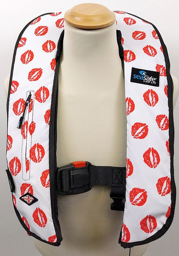 Giubbotto di salvataggio gonfiabile - I-Zip – Red Lips - Seasafe Systems Ltd - 170 N / ISO12402-3 / unisex