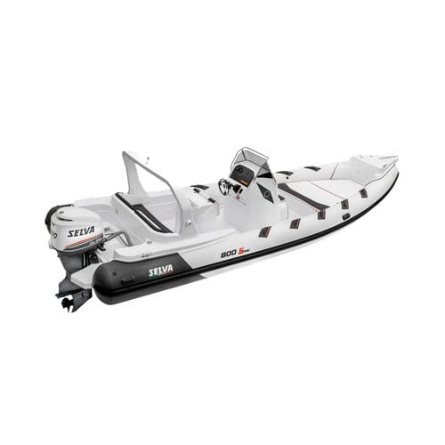Gommone fuoribordo - D.800 SPECIAL - Selva Marine - Ribs - semirigido / con console centrale / open