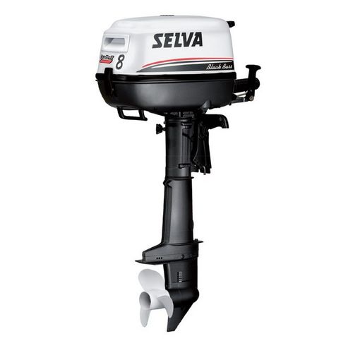 Motore fuoribordo - BLACK BASS 8 - Selva Outboard Motors - a benzina / da diporto / con accensione manuale