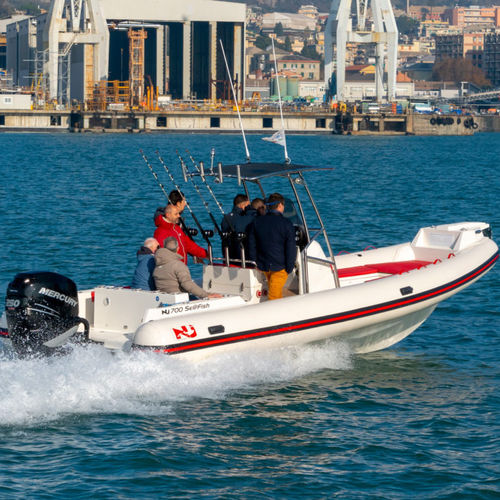 Gommone fuoribordo - 700 XL Se@fish - Nuova Jolly - semirigido / con console centrale / open