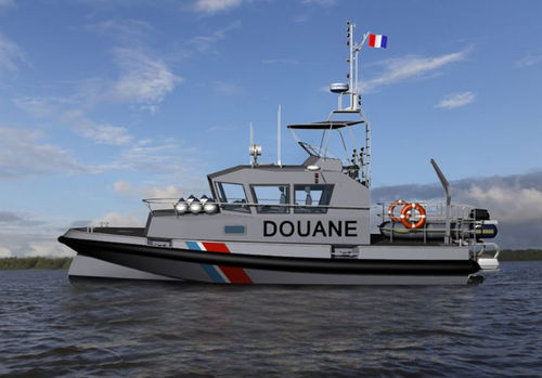 Barca professionale patrol boat - GUARD 120 - Chantiers Allais - entrobordo a idrogetto / in alluminio