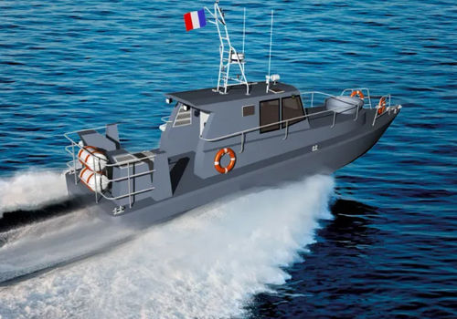 Barca professionale patrol boat - INTERCEPT 48 - Chantiers Allais - entrobordo a idrogetto / in alluminio
