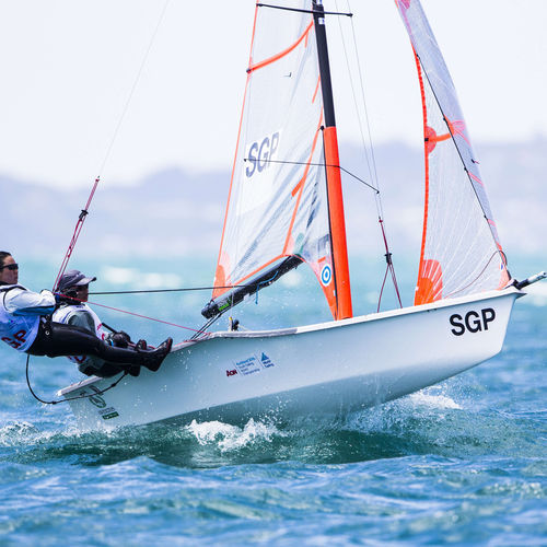 Deriva per due persone - Ovington - skiff / da regata / con trapezio singolo