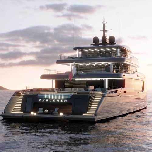 Mega-yacht da crociera - 50M Sunreef Explorer - Sunreef Yachts - explorer / raised pilothouse / con piscina