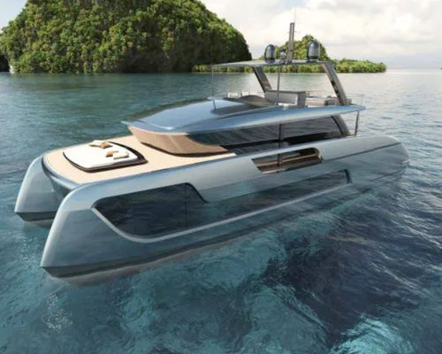Motor-yacht catamarano - Ultima 66 - Sunreef Yachts - da crociera / classico / con fly