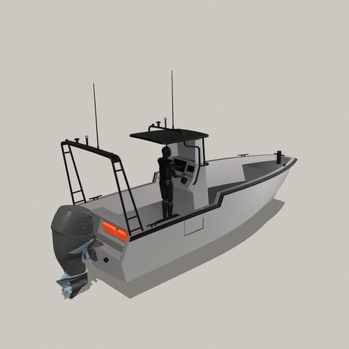 Barca professionale patrol boat - EXOCET 6.50 - Chantier Naval Delavergne - barca di salvataggio / barca da lavoro / barca utilitaria