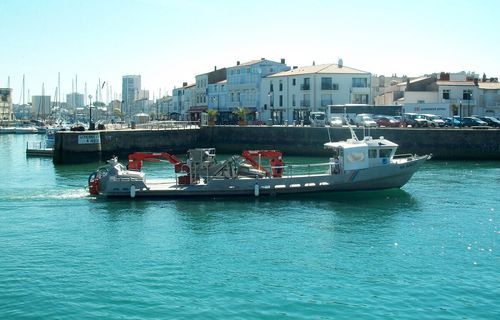 Barca professionale barca da lavoro - SARASWATI - Chantier Naval Delavergne - barca da pesca professionale / entrobordo / in alluminio