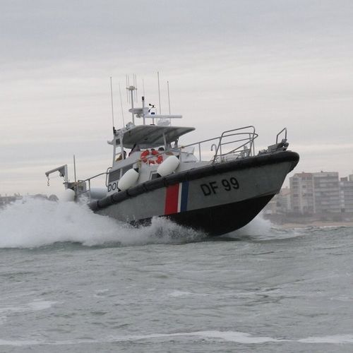 Barca professionale patrol boat - LEZARDE DF98 - Chantier Naval Delavergne - entrobordo / in alluminio