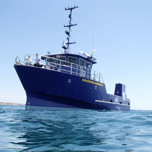 Barca professionale barca da lavoro - MINIPLON - Chantier Naval Delavergne - entrobordo / in alluminio / con scafo rigido