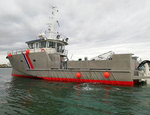 Barca professionale barca per la ricerca scientifica - GAVRINIS - Chantier Naval Delavergne - entrobordo / in alluminio / con scafo rigido