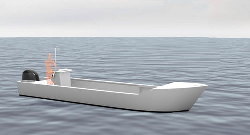 Barca professionale barca da lavoro - YOLE 7.5 - Chantier Naval Delavergne - fuoribordo