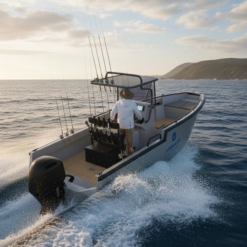 Barca professionale barca da pesca professionale - EXOCET 6.50 AMIAUD - Chantier Naval Delavergne - fuoribordo