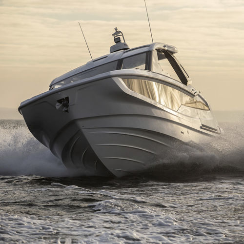 Cabinato fuoribordo - 325 GTO - Galeon - bimotore / hard-top / bow-rider