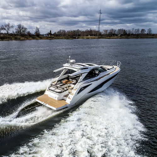 Cabinato entrobordo - 405 HTS - Galeon - bimotore / hard-top / sportivo