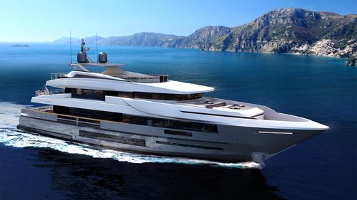 Super-yacht da crociera - VETTA 40 - Admiral yachts - con cabina di pilotaggio / con 7 cabine / in alluminio
