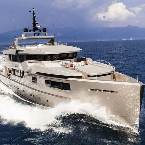 Super-yacht da crociera - M/Y CACOS V - Admiral yachts - con fly / con cabina di pilotaggio / con 5 cabine