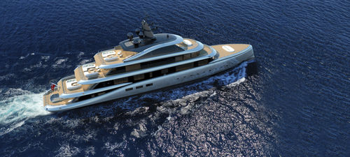 Mega-yacht da crociera - M/Y KENSHŌ - Admiral yachts - raised pilothouse / elettrico / con 8 cabine