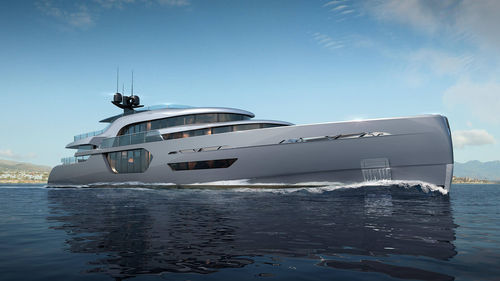 Mega-yacht da crociera - ENVY 50 - Admiral yachts - raised pilothouse / con 5 cabine / con scafo semiplanante