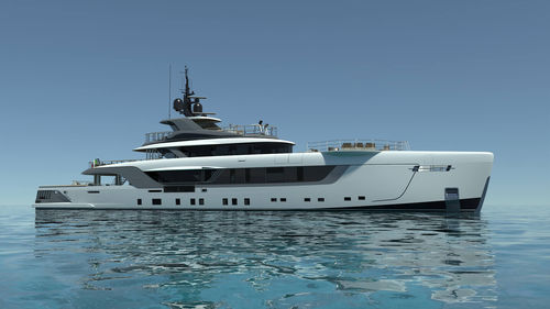 Mega-yacht da crociera - S - FORCE 55 - Admiral yachts - raised pilothouse / con 6 cabine / con 7 cabine