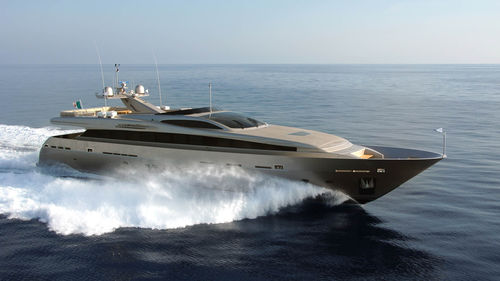Super-yacht da crociera - M/Y AQUA - Admiral yachts - con fly / con scafo planante / in alluminio