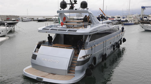 Super-yacht da crociera - M/Y MAIDOMO - Admiral yachts - con fly / dislocante / in alluminio