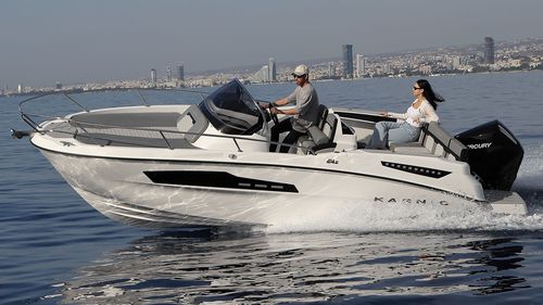 Barca open fuoribordo - SL642 - Karnic - con console centrale / max. 7 persone / con cabina