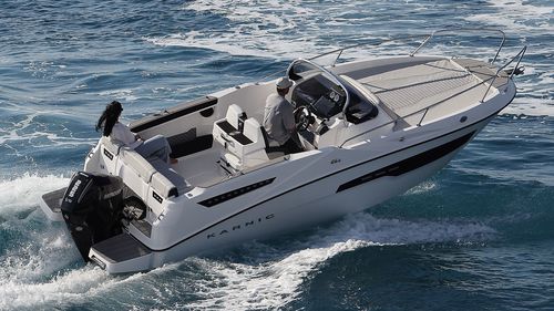 Barca open fuoribordo - SL692 - Karnic - con console centrale / max. 7 persone / con cabina