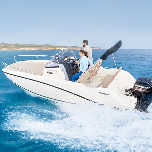 Walkaround fuoribordo - Activ 605 Sundeck - Quicksilver Boats - con console centrale / open / max. 7 persone
