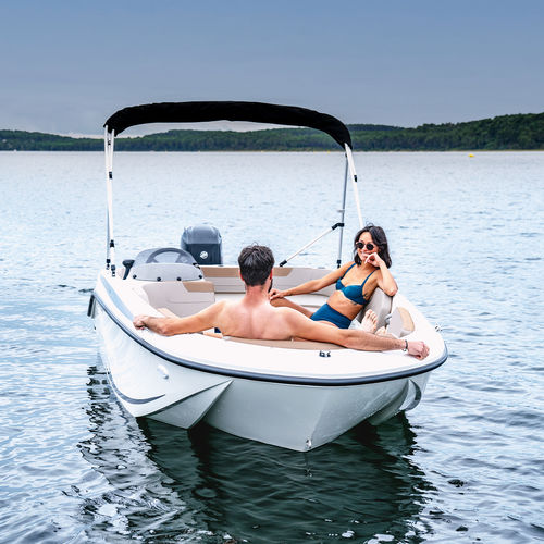 Lancia fuoribordo - 475 aXess - Quicksilver Boats - open / con console laterale / max. 5 persone