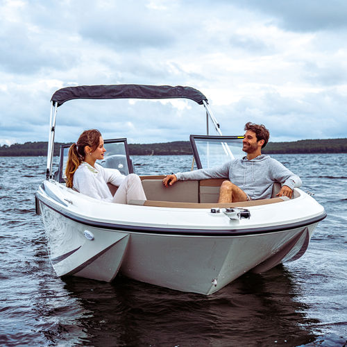 Runabout fuoribordo - 525 aXess - Quicksilver Boats - con dual console / bow-rider / open