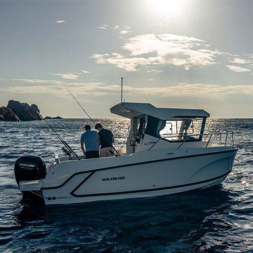 Barca da pesca e diporto fuoribordo - 625 Pilothouse - Quicksilver Boats - con cabina di pilotaggio / max. 6 persone / con cabina