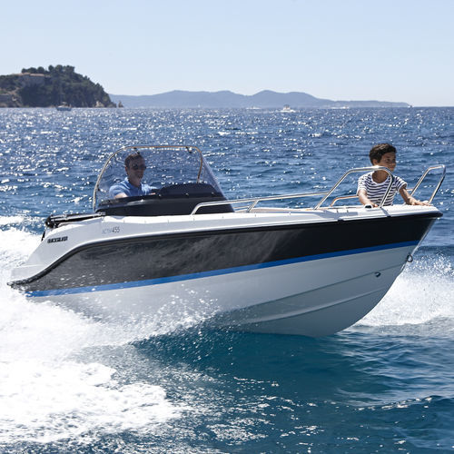 Barca open fuoribordo - Activ 455 Open - Quicksilver Boats - con console centrale / da crociera / max. 5 persone
