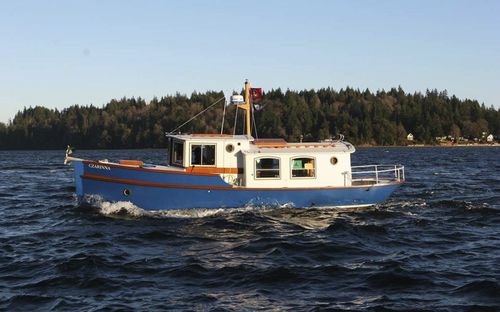 Trawler entrobordo - Czarinna 30 - Devlin - con scafo dislocante / con cabina di pilotaggio / da pesca sportiva