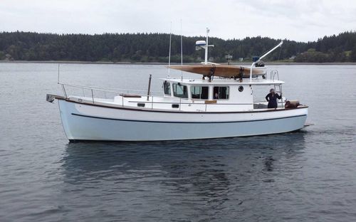 Trawler entrobordo - Kokanee 38 - Devlin - diesel / con scafo dislocante / con cabina di pilotaggio