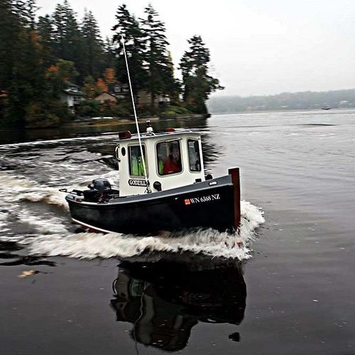 Barca da pesca e diporto fuoribordo - Godzilli 16 - Devlin - con cabina di pilotaggio