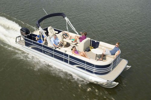 Pontoon boat fuoribordo - 8523 Fish - Sunchaser Corp - da pesca sportiva / max. 12 persone