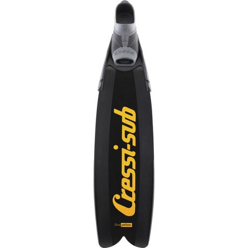 Pinne da immersione - Gara - Cressi-Sub - in gomma / a scarpetta / gialla