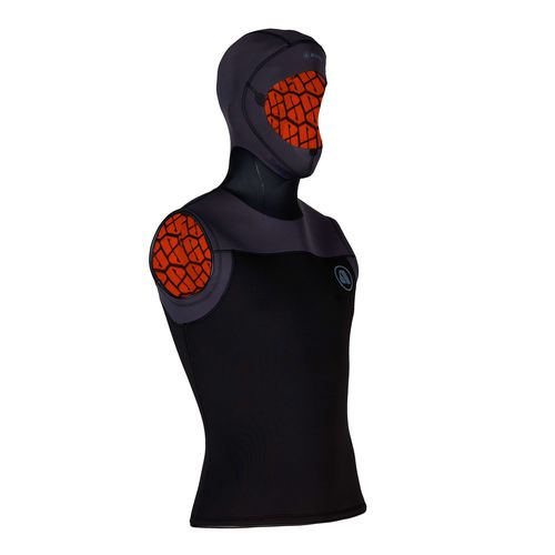 Top neoprene senza maniche - SU00601102XL - Apeks - con cappuccio / body