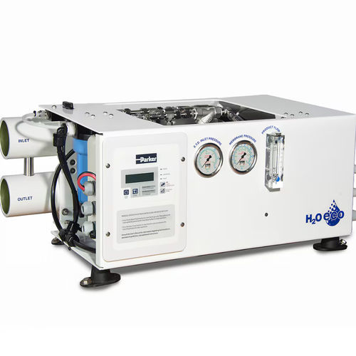 Dissalatore per yacht - H2O ECO - Parker Hannifin - a osmosi inversa / a recupero di energia / 24 V