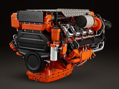 Motore entrobordo - DI09 070M - Scania - di propulsione / ausiliare / diesel