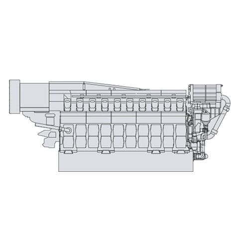 Motore entrobordo - Pielstick PA6B STC - MAN Energy Solutions - Marine - di propulsione / diesel / per nave
