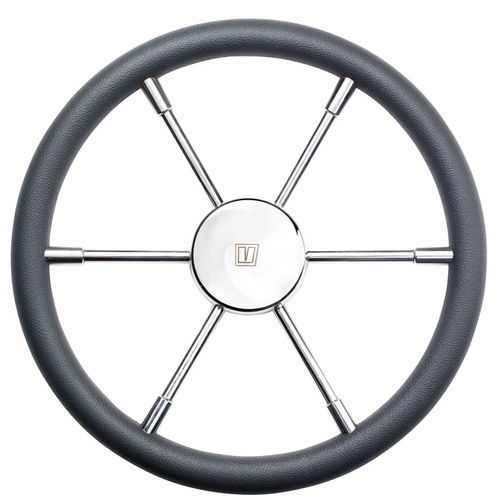 Volante per barca a motore in acciaio inossidabile - PRO series - VETUS - in teak / tradizionale / a sei razze