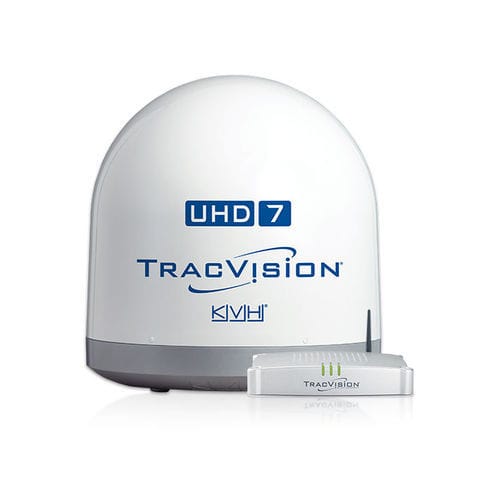 Antenna TV TracVision UHD7 KVH satellite / per barca / per yacht