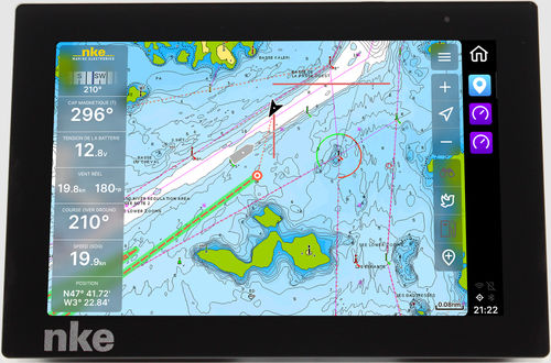 Strumento multifunzione marino chartplotter - NavXP  - nke Marine Electronics - per barca / a colori / fisso