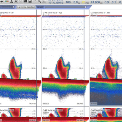 Ecoscandaglio per nave - EQ50 - Simrad - doppia frequenza / digitale
